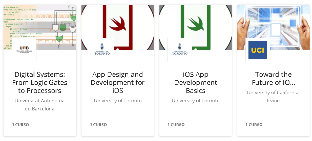 MOOCs programación APPs coursera