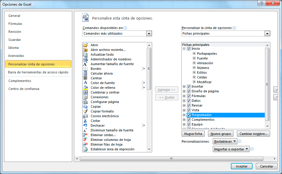 Borrar Timor Oriental Parche Introducción a Macros para Excel 2010 – 🔎 Buscar Tutorial