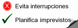 imprevistos