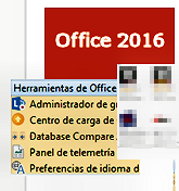 Aplicaciones que componen Office 2016
