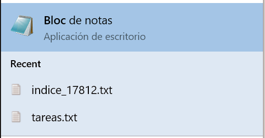 El Bloc de Notas de Windows