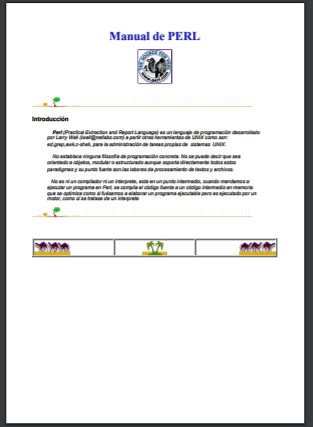 Tutorial PDF: Tutorial de PERL