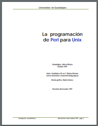 Manual en PDF Programación de PERL para Unix