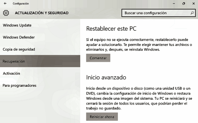 Actualización de seguridad en Windows