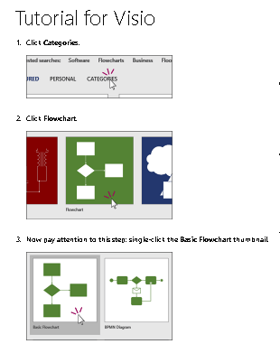 Tutorial for Visio 2016 