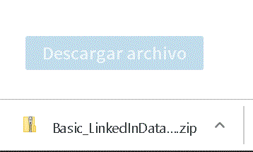 Fichero con contactos de Linkedin