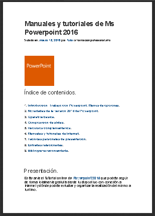 Manual de Powerpoint 2016 en PDF