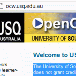 Cursos abiertos del OpenCourseWare de la Universidad de Southern Queensland