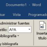 Ficha Referencias de Word 2013 / 2016 / 2019