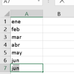 Autocompletar en Excel
