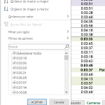 Filtrado de datos en Excel