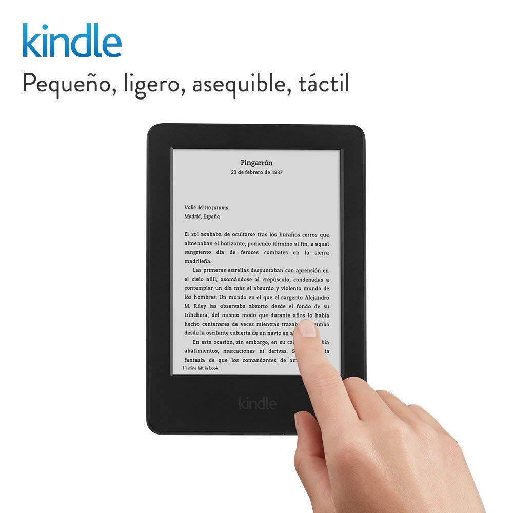 E-reader Kindle, pantalla táctil antirreflejos de 6'' (15,2 cm), Wi-Fi (generación anterior - 7ª)