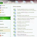 Ficha Archivo Excel 2013