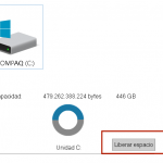 ¿Cómo liberar espacio en el disco duro?