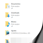 La carpeta personal de Windows 10