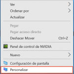 Cambiar el fondo de pantalla en Windows 10