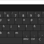 El teclado en Windows 10