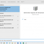 Espacios de almacenamiento en Windows 10