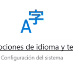 Cambiar el idioma de Windows 10