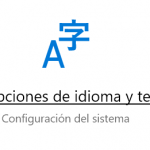 Cambiar el idioma de Windows 10