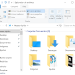 El explorador de archivos de Windows explorer.exe