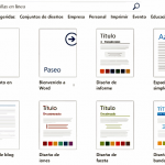 Plantillas de Ms Word