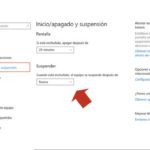 Opciones de energía de Windows 10