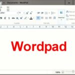 Wordpad un editor de texto sencillo incluido en Windows 10