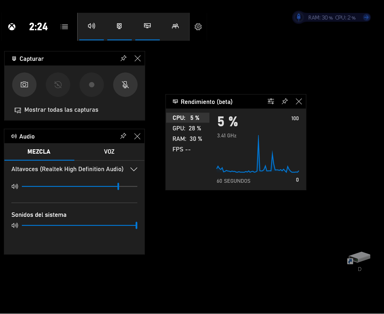 Barra De Juegos De Windows 10 Activar Contador De Fps En Barra De