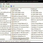 El Administrador de Certificados de Windows 10