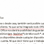 Insertar comentarios en Word