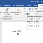 Guardar los datos de un formulario Word