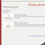 Fichas de Ms Access 2016