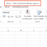 Reparar un fichero en Excel
