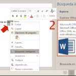 Búsqueda inteligente en Ms Word