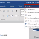 El cuadro de información ¿Qué desea hacer? de Ms Office
