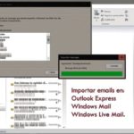 Importar mensajes en Outlook