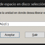 Liberador de espacio de disco de Windows 10