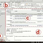 Paneles de opciones de Outlook 2016