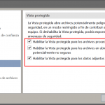 La Vista protegida en los documentos de Ms Office