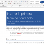 Formatos de documentos en Word