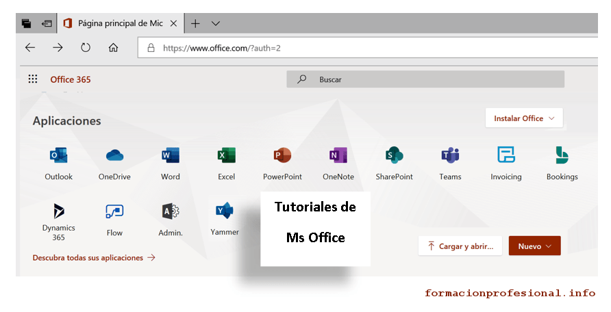 Manual Office 365 Buscar Tutorial