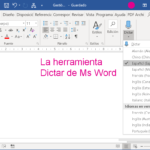 Dictar en Ms Word