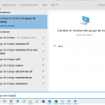 Cómo cambiar el nombre del Grupo de trabajo (antes grupo Hogar)