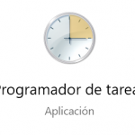 El Programador de tareas de Windows