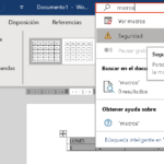 Configurar la seguridad de ejecución de macros en Ms Office