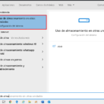 Uso del almacenamiento en Windows 10