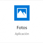 La aplicación fotos de Windows 10