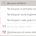 Correo no deseado en Ms Outlook