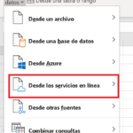 El conector web de Excel